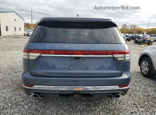 5LM5J7XC2MGL12628 2021 LINCOLN AVIATOR Blue Вид ззаду