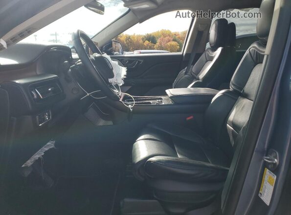 5LM5J7XC2MGL12628 2021 LINCOLN AVIATOR Blue Вид салону спереду