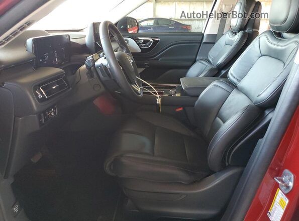5LM5J7XC2SGL04641 2025 LINCOLN AVIATOR Red Вид салону спереду