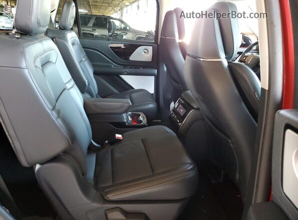 5LM5J7XC2SGL04641 2025 LINCOLN AVIATOR Red Вид задніх сидінь