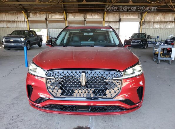 5LM5J7XC2SGL04641 2025 LINCOLN AVIATOR Red Вид спереду
