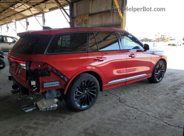 5LM5J7XC2SGL04641 2025 LINCOLN AVIATOR Red Задня права чверть