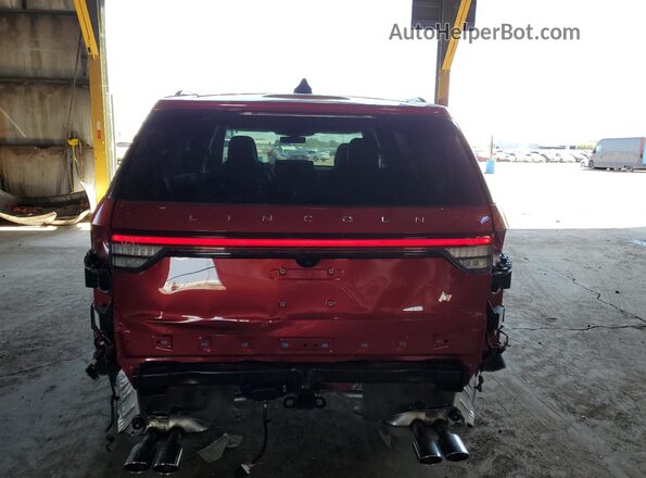 5LM5J7XC2SGL04641 2025 LINCOLN AVIATOR Red Вид ззаду