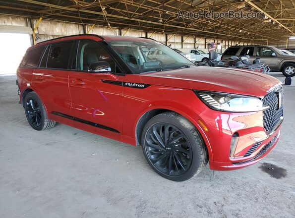 5LM5J7XC2SGL04641 2025 LINCOLN AVIATOR Red Передня права чверть