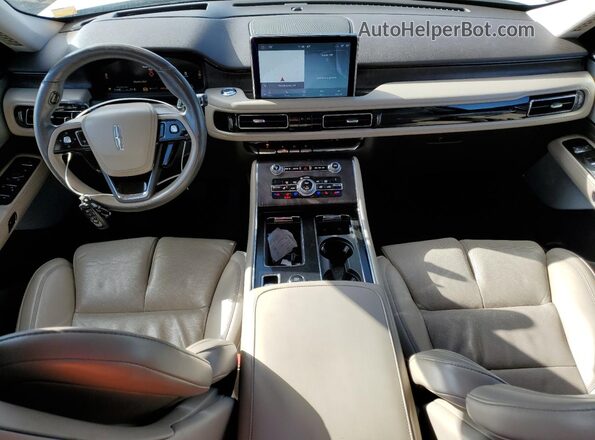 5LM5J7XC3LGL02074 2020 LINCOLN AVIATOR White Widok deski rozdzielczej