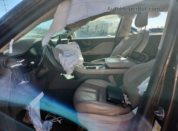 5LM5J7XC3LGL06786 2020 LINCOLN AVIATOR Maroon Widok wnętrza z przodu
