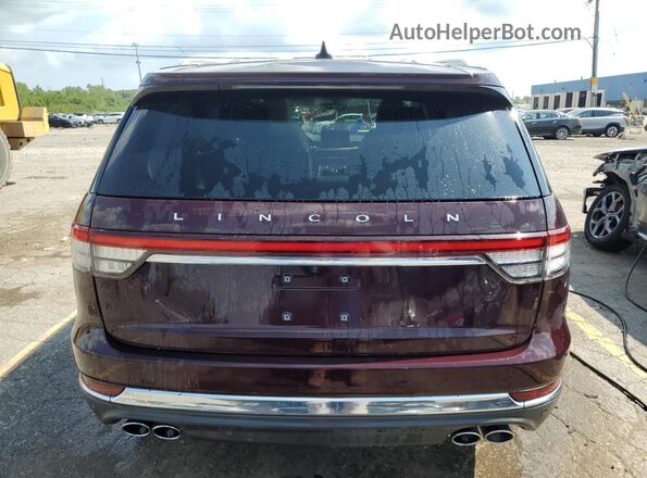 5LM5J7XC3RGL04240 2024 LINCOLN AVIATOR Темно-бордовый Вид сзади
