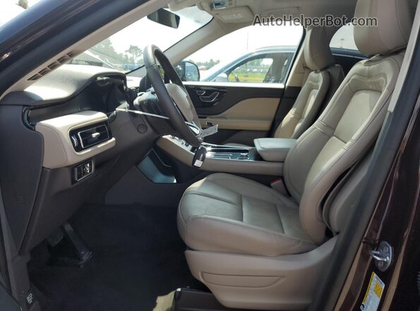 5LM5J7XC3RGL04240 2024 LINCOLN AVIATOR Темно-бордовый Вид салона спереди