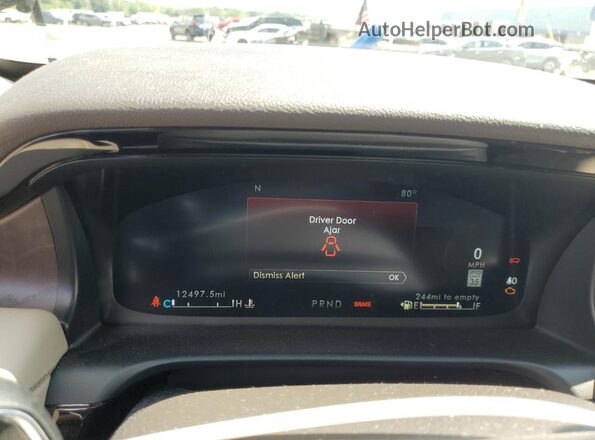 5LM5J7XC3RGL04240 2024 LINCOLN AVIATOR Темно-бордовый Вид щитка приборов