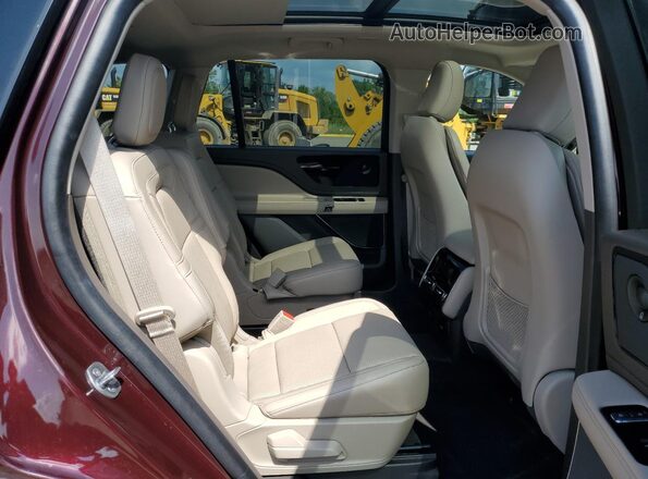 5LM5J7XC3RGL04240 2024 LINCOLN AVIATOR Темно-бордовый Вид задней части салона