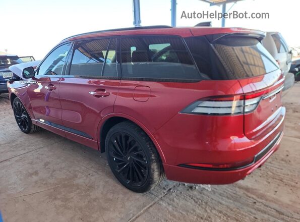 5LM5J7XC7SGL19717 2025 LINCOLN AVIATOR Red Tył lewy