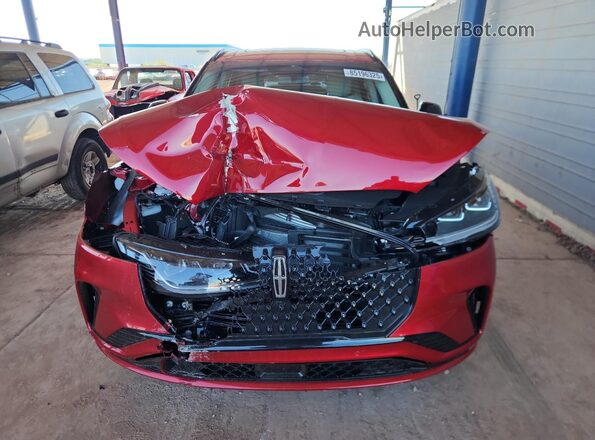 5LM5J7XC7SGL19717 2025 LINCOLN AVIATOR Red Widok z przodu