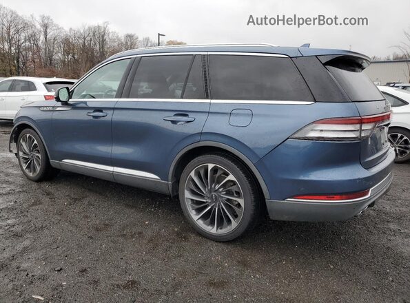 5LM5J7XC8LGL10994 2020 LINCOLN AVIATOR Blue Հետևի ձախ