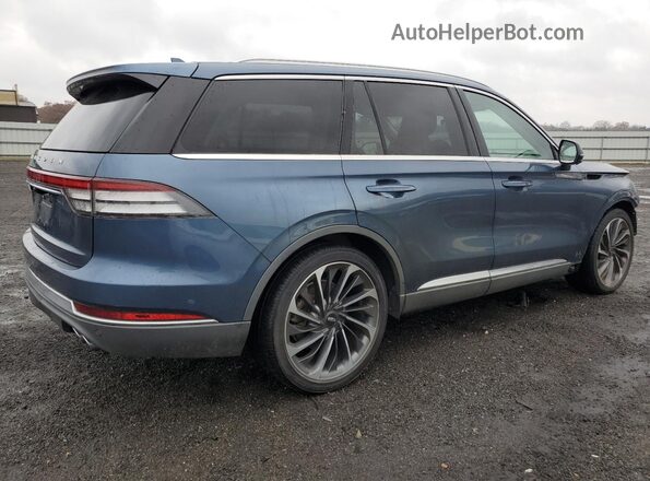 5LM5J7XC8LGL10994 2020 LINCOLN AVIATOR Blue Հետևի աջ