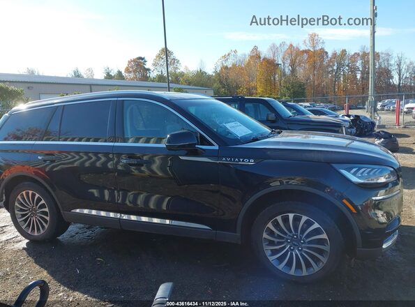 5LM5J7XC8NGL04616 2022 LINCOLN AVIATOR Black სალონის 360-გრადუსიანი ხედი