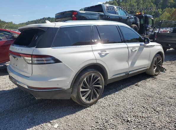 5LM5J7XC9MGL05708 2021 LINCOLN AVIATOR White Задня права чверть