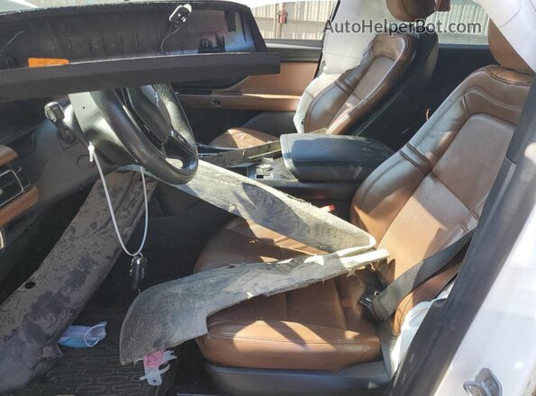 5LM5J7XC9MGL05708 2021 LINCOLN AVIATOR White Вид салону спереду