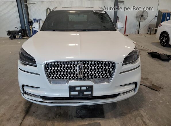 5LM5J7XC9MGL12948 2021 LINCOLN AVIATOR White Front view