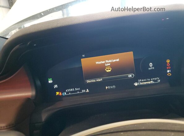 5LM5J7XC9MGL12948 2021 LINCOLN AVIATOR White Instrument cluster view