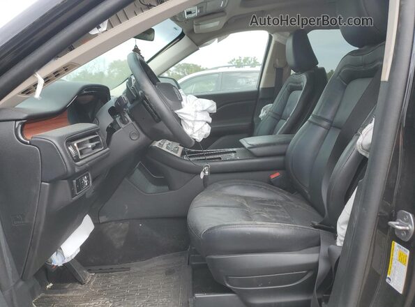 5LM5J7XCXRGL07913 2024 LINCOLN AVIATOR Black Вид салону спереду