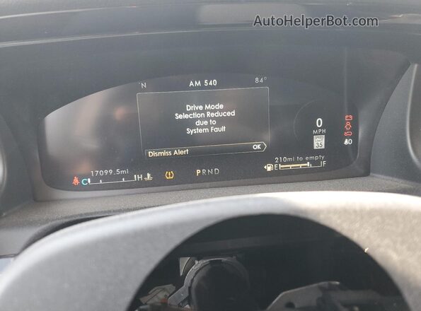 5LM5J7XCXRGL07913 2024 LINCOLN AVIATOR Black Вид щитка приладів