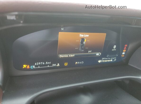 5LM5J9XC3MGL14528 2021 LINCOLN AVIATOR Maroon Вид щитка приладів