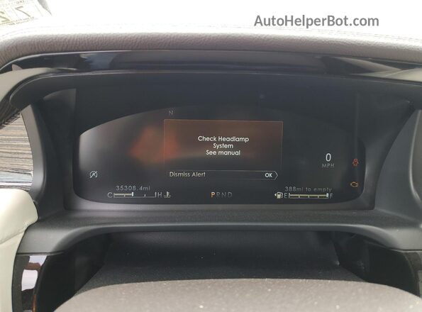 5LM5J9XC3PGL12976 2023 LINCOLN AVIATOR Blue Vista del cuadro de instrumentos