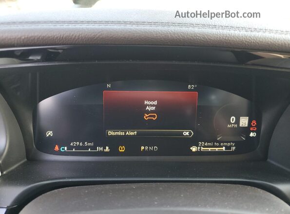5LM5J9XC4RGL04095 2024 LINCOLN AVIATOR Black Вид щитка приладів