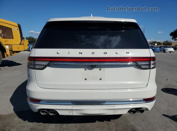 5LM5J9XC5LGL24444 2020 LINCOLN AVIATOR White უკანა ხედი