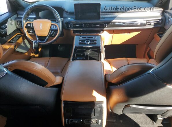 5LM5J9XC5LGL24444 2020 LINCOLN AVIATOR White წინა პანელის ხედი