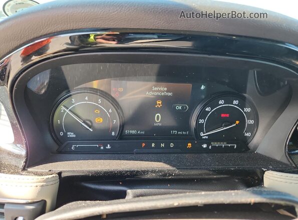 5LMCJ1C94LUL14265 2020 LINCOLN CORSAIR White Instrument cluster view