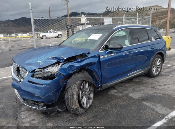 5LMCJ1C96LUL18950 2020 LINCOLN CORSAIR Blue Vista tres cuartos delantera izquierda
