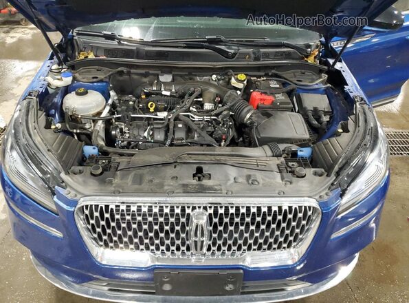 5LMCJ1D92LUL24470 2020 LINCOLN CORSAIR Blue Vista del compartimento del motor