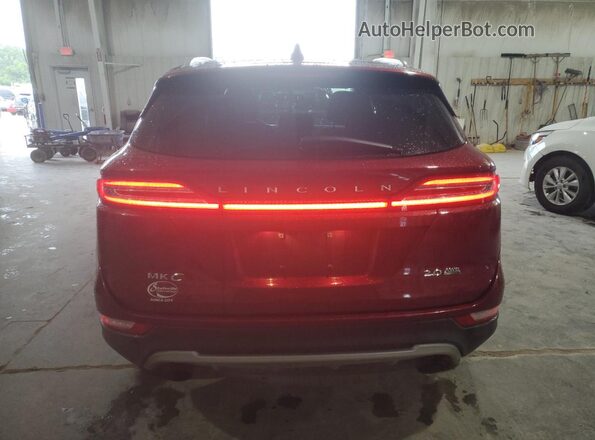 5LMCJ1D93GUJ24574 2016 LINCOLN MKC Red Вид ззаду