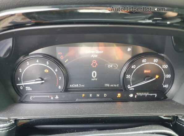 5LMCJ1D97MUL04779 2021 LINCOLN CORSAIR Black Вид щитка приладів