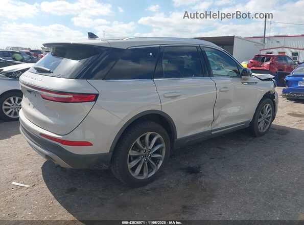 5LMCJ1D97MUL12428 2021 LINCOLN CORSAIR White Задня права чверть