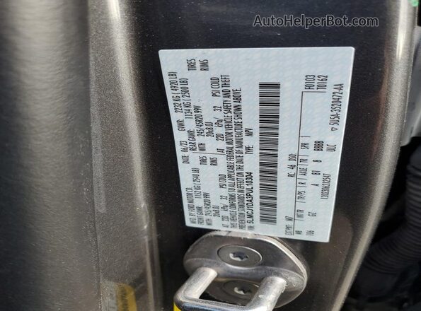5LMCJ1DA3PUL10304 2023 LINCOLN CORSAIR Gray Widok naklejki z numerem VIN