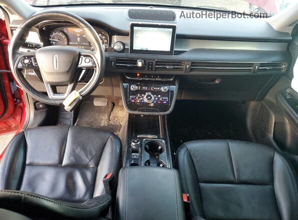 5LMCJ1DH8MUL10937 2021 LINCOLN CORSAIR Красный Вид панели приборов