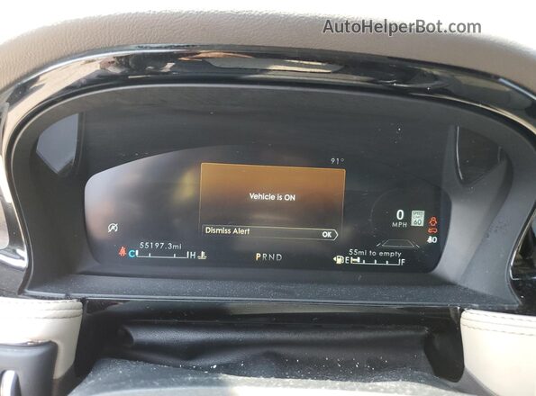 5LMCJ2D93MUL20998 2021 LINCOLN CORSAIR Black Սարքավորումների վահանակի տեսք