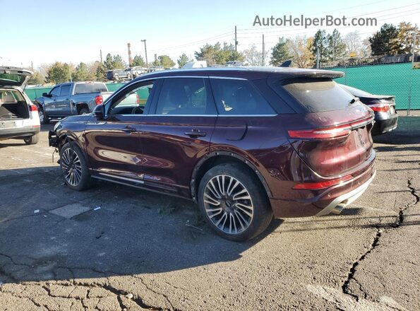 5LMCJ2DH5MUL24266 2021 LINCOLN CORSAIR Burgundy Rear left
