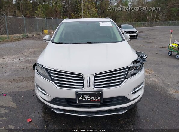 5LMCJ3C91GUJ05681 2016 LINCOLN MKC White წინა პანელის ხედი