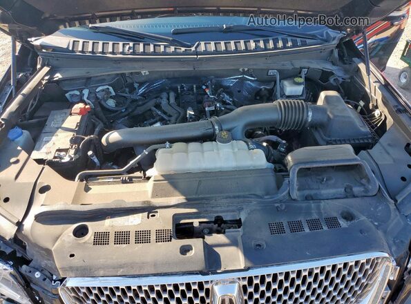 5LMJJ2KG7PEL13740 2023 LINCOLN NAVIGATOR Black Vista del compartimento del motor
