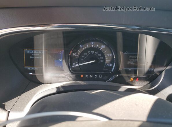 5LMJJ2LT2HEL09916 2017 LINCOLN NAVIGATOR Желто-коричневый Вид щитка приборов