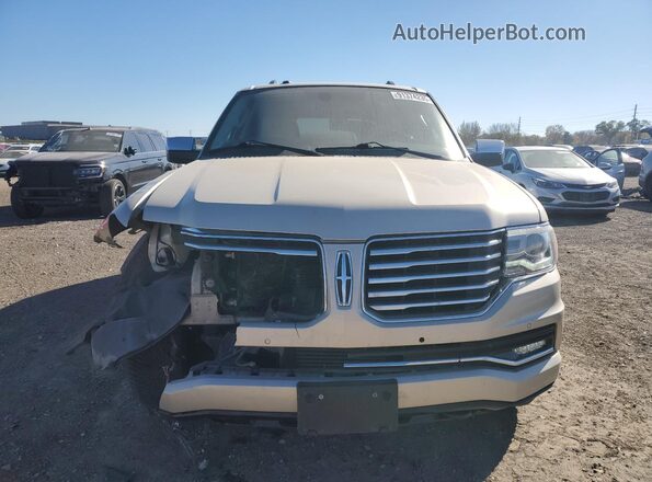 5LMJJ2LT2HEL09916 2017 LINCOLN NAVIGATOR Желто-коричневый Вид спереди