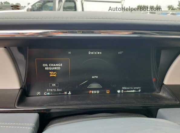5LMJJ2TT5LEL23026 2020 LINCOLN NAVIGATOR Gray ხელსაწყოთა პანელის ხედი