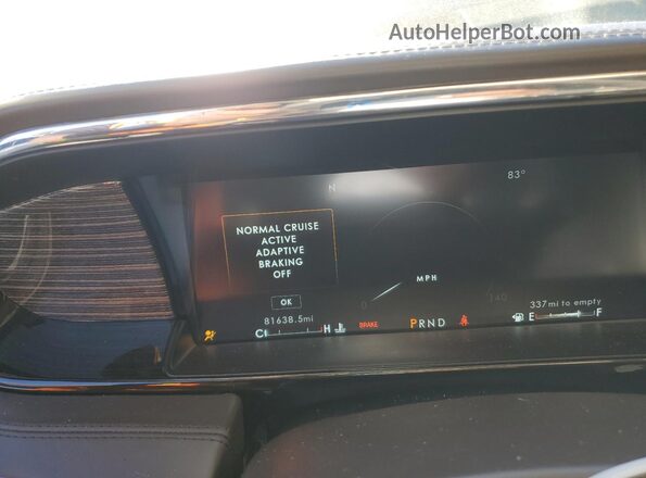 5LMJJ2TT5MEL05935 2021 LINCOLN NAVIGATOR Gray Widok zestawu wskaźników