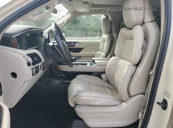 5LMJJ3HT0JEL05240 2018 LINCOLN NAVIGATOR Beige Widok wnętrza z przodu
