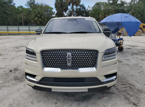 5LMJJ3HT0JEL05240 2018 LINCOLN NAVIGATOR Beige Widok z przodu