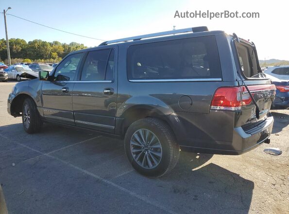 5LMJJ3HT5GEL11284 2016 LINCOLN NAVIGATOR Gray Rear left