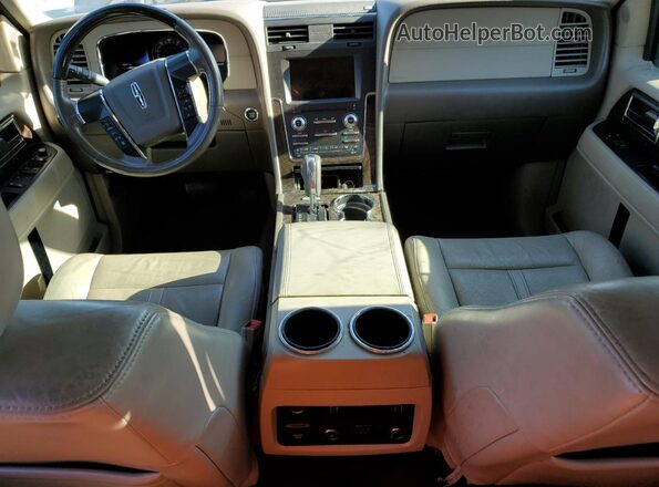 5LMJJ3HT5GEL11284 2016 LINCOLN NAVIGATOR Gray Dashboard view
